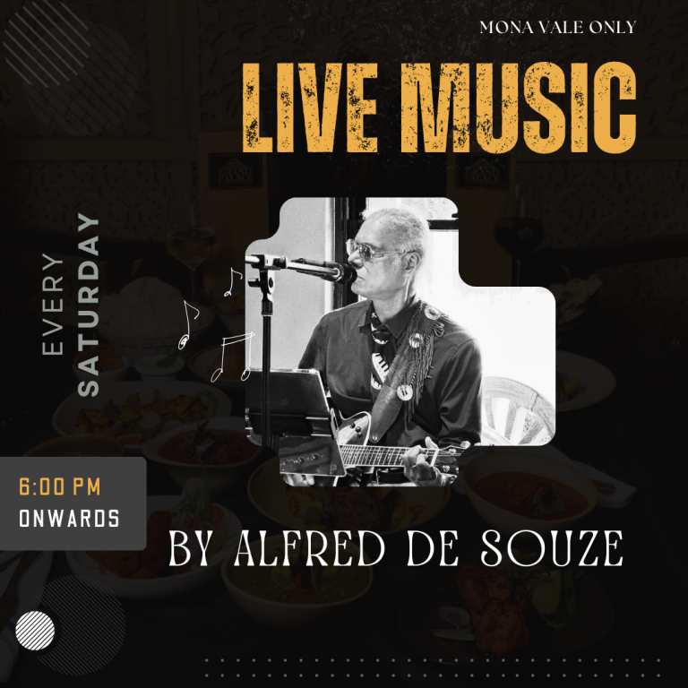 LIVE Music at The Grand Palace Indian Restaurant in Mona Vale